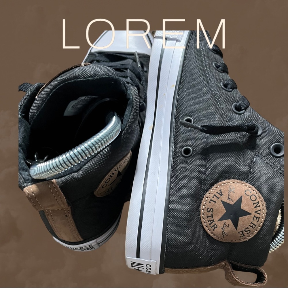 Rare*Converse all star gym shoes mens Size 7 high top - Picture 11 of 13